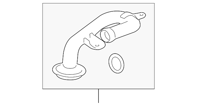 Pipe-Oil Pickup (Jaguar OEM) AJ811352OEM