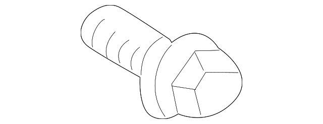 Screw-Flange (Jaguar OEM) AJ81256OEM