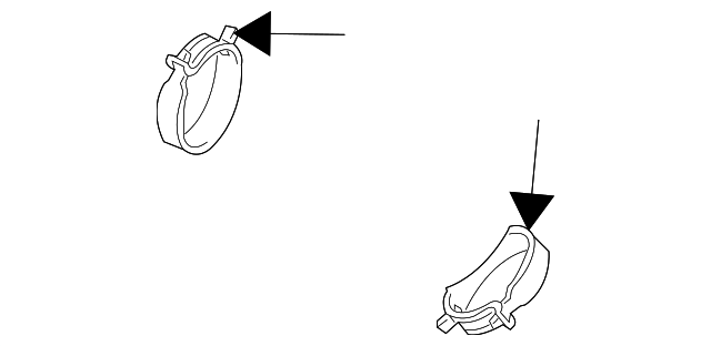 Clamp-Hose, Discontinued (Limited Supply) (Jaguar OEM) AJ81315OEM