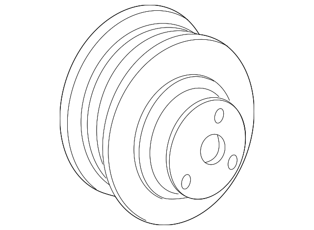 Pulley-Water Pum (Jaguar OEM) AJ83874OEM