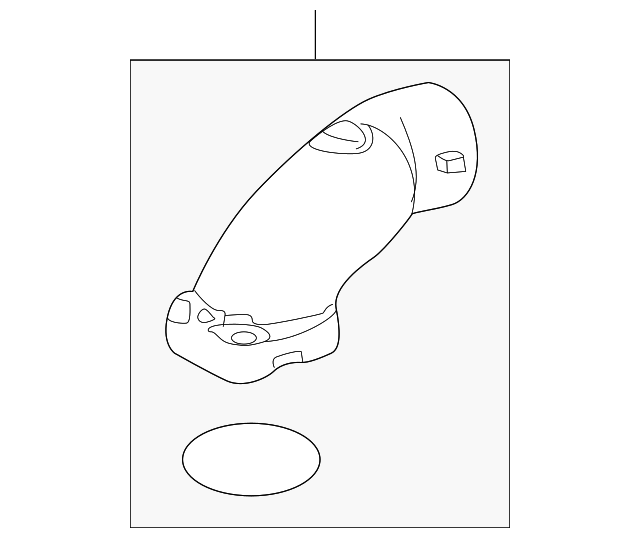 Spout-Water Inle (Jaguar OEM) AJ85555OEM