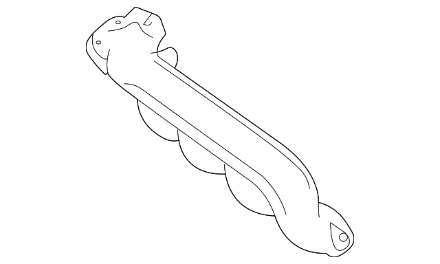 Manifold-Exhaust - Discontinued (Jaguar OEM) AJ87220OEM