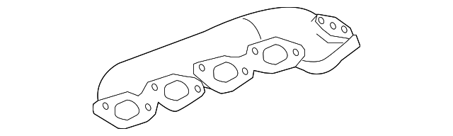 Manifold-Exhaust (Jaguar OEM) AJ88538OEM