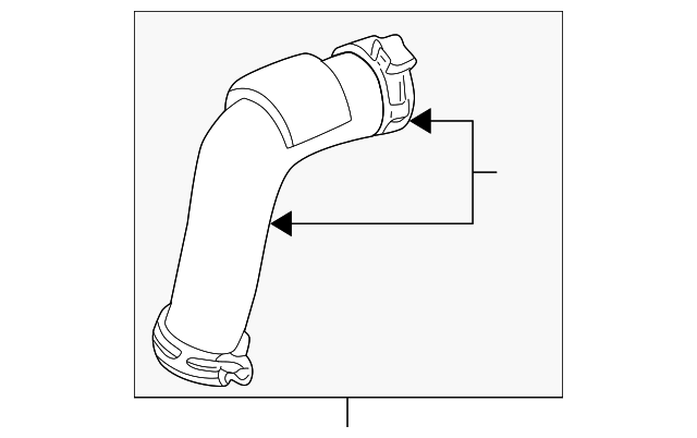 Hose (Jaguar OEM) AJ89508OEM