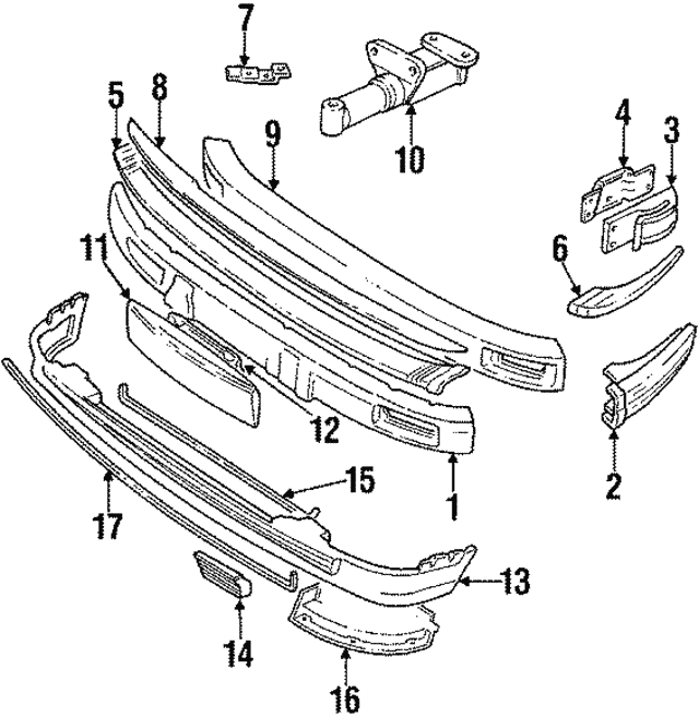 Rubber Bumper Insert - XJ6 (88-94)