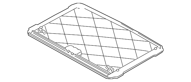 Panel-Sunroof Tr (Jaguar OEM) C2C11672LFJOEM