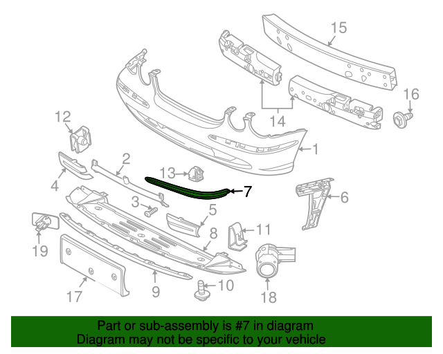 Blade Bumper Right Hand Front (USED) C2C1592U