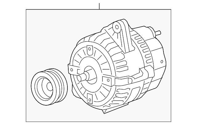 Alternator (Jaguar OEM) C2C19630OEM