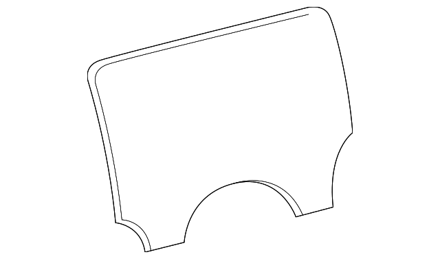 Glass-Door (Jaguar OEM) C2C21829OEM