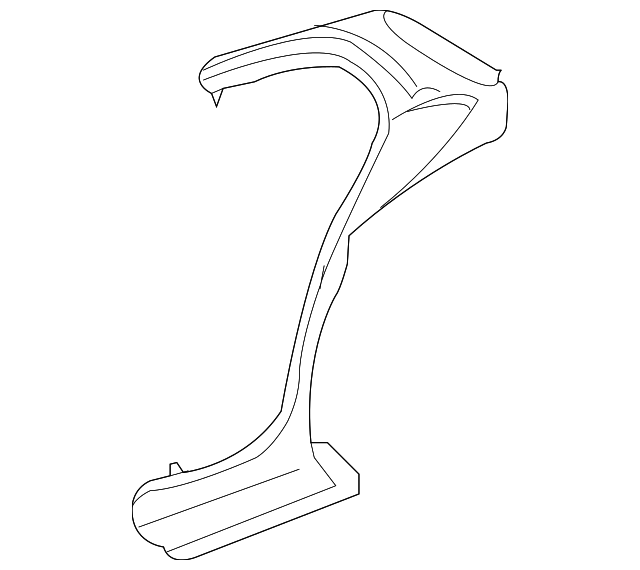 Panel-D Post (Jaguar OEM) C2C22784OEM