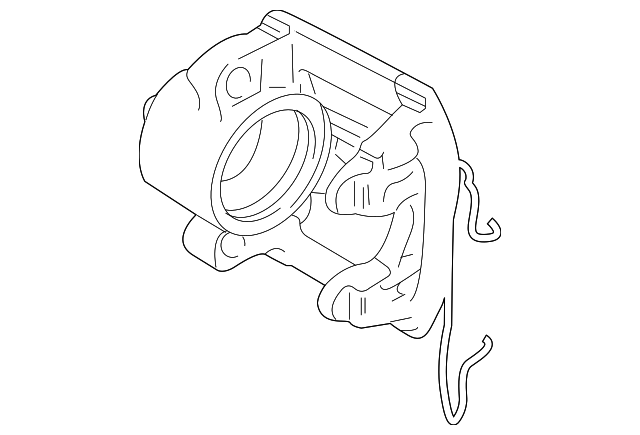 Housing-Caliper (Jaguar OEM) C2C27283OEM