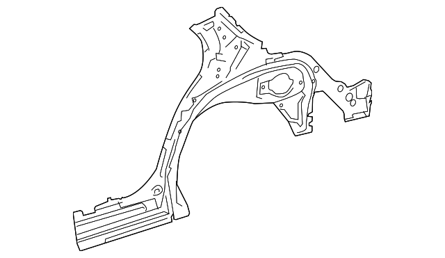 Panel-Quarter (Jaguar OEM) C2C28058OEM