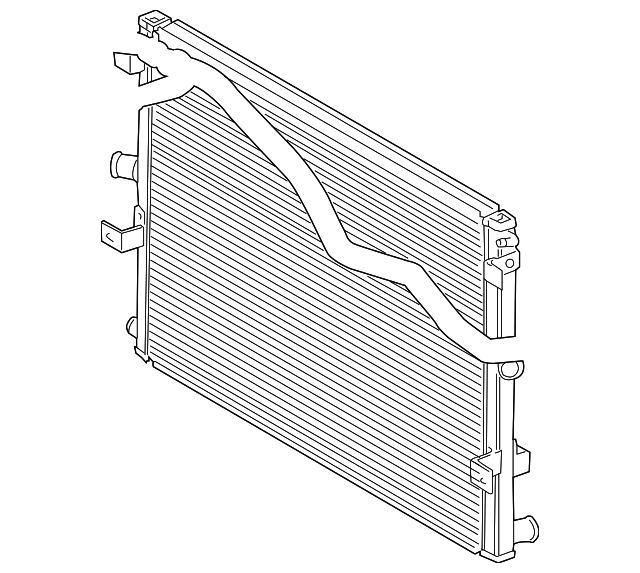 Radiator-S/Charg (Jaguar OEM) C2C31200OEM
