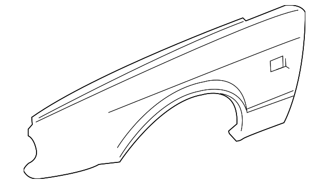 Panel-Fender (Jaguar OEM) C2C31204OEM