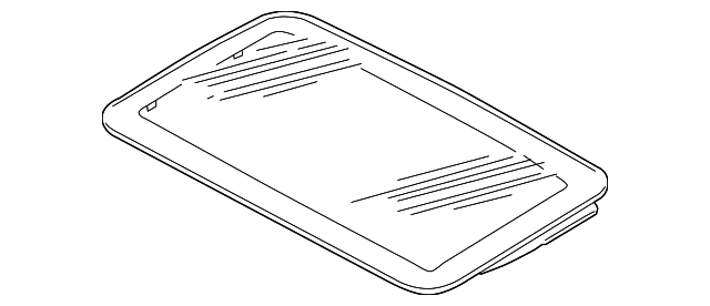 Panel-Sunroof Gl (Jaguar OEM) C2C31835OEM