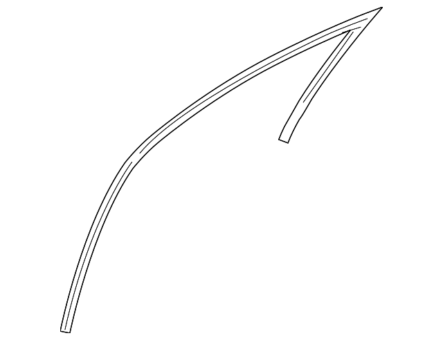 Channel-Glass (Jaguar OEM) C2C32505OEM
