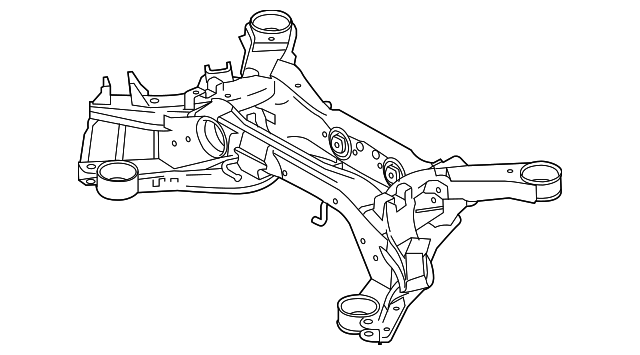 Subframe-Suspens (Jaguar OEM) (Jaguar OEM) C2C34129OEM
