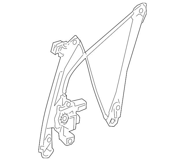 Regulator-Window (Jaguar OEM) C2C35650OEM