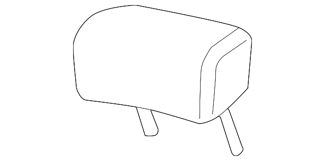 Headrest (Jaguar OEM) C2C36443LHJOEM