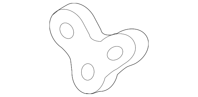 Bracket-Exhst Mt, Discontinued (Limited Supply) (Jaguar OEM) C2C36504OEM