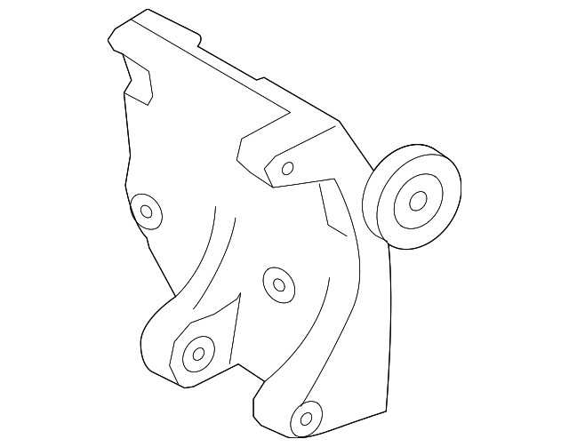 Bracket-Alternat (Jaguar OEM) C2C37061OEM