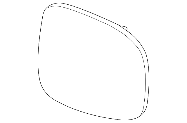 Glass-Door Mirro (Jaguar OEM) C2C37096OEM