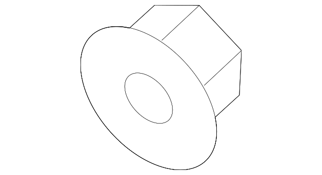Nut (Jaguar OEM) C2C38026010OEM