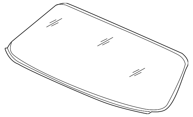 Glass-Backlight (Jaguar OEM) C2C38939OEM