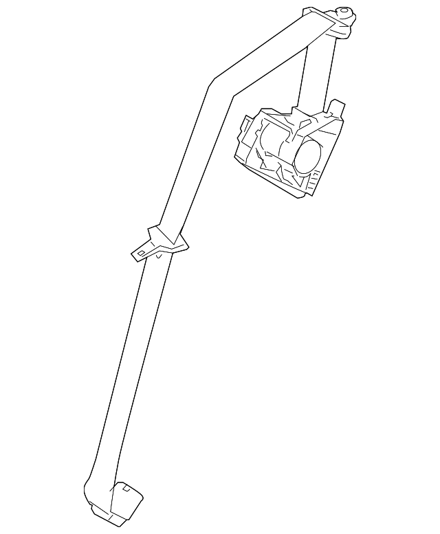 Seatbelt (Jaguar OEM) C2C39888JMNOEM