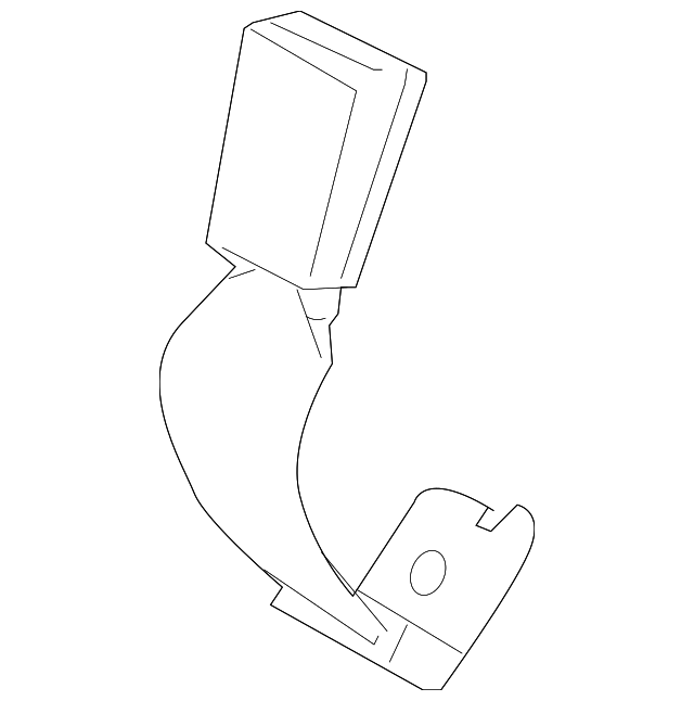Buckle-Seatbelt (Jaguar OEM) C2C8875AEKOEM