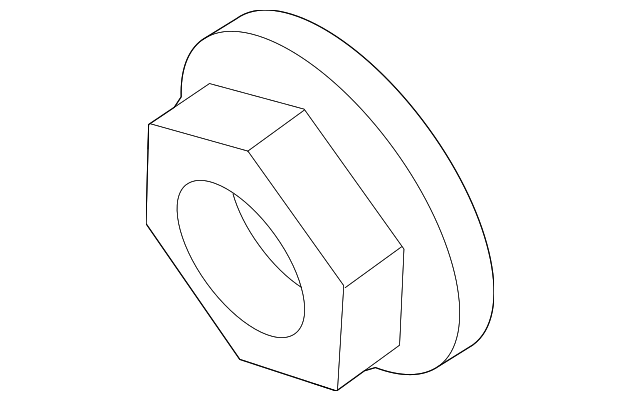 Nut And Washer (Jaguar OEM) C2D13865OEM