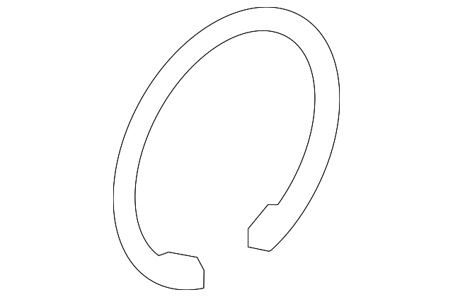 Circlip (Jaguar OEM) C2D21491OEM