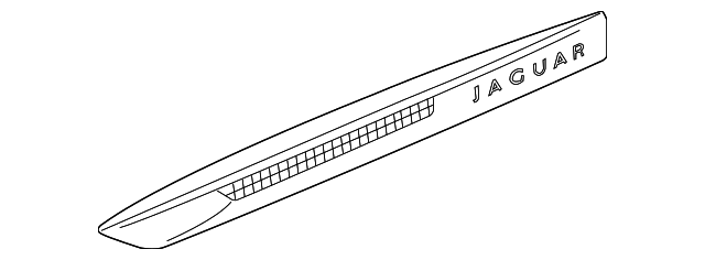 Vent Finisher Left Hand Front XJ >586 C2D23095