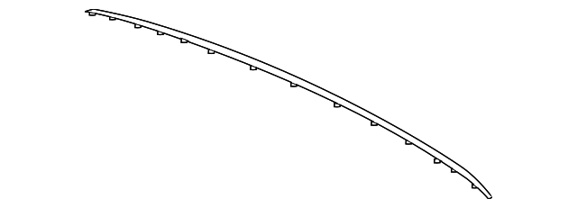 Moulding (Jaguar OEM) C2D27015OEM