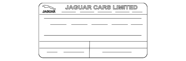 Label-Emission (Jaguar OEM) C2D27471OEM