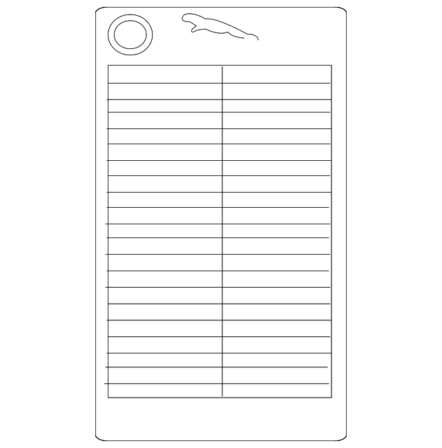Label (Jaguar OEM) C2D28328OEM