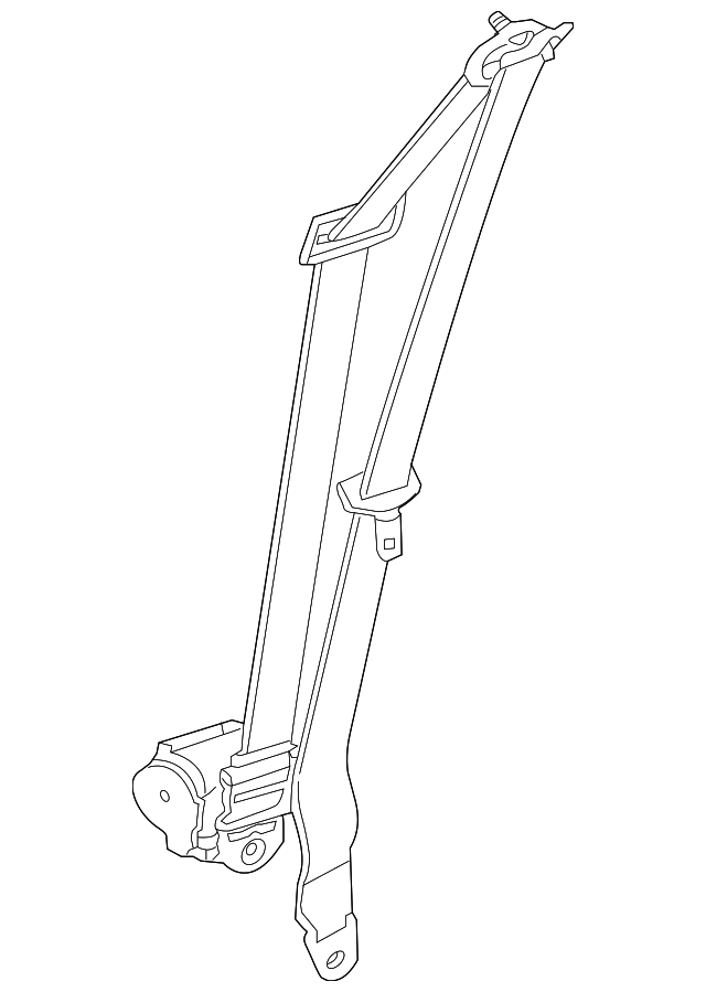 Seatbelt (Jaguar OEM) C2D30954PVJOEM