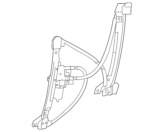 Regulator-Window (Jaguar OEM) C2D31416OEM
