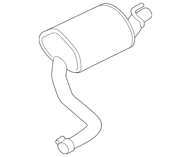 Silencer-Exh Rr (Jaguar OEM) C2D32168OEM