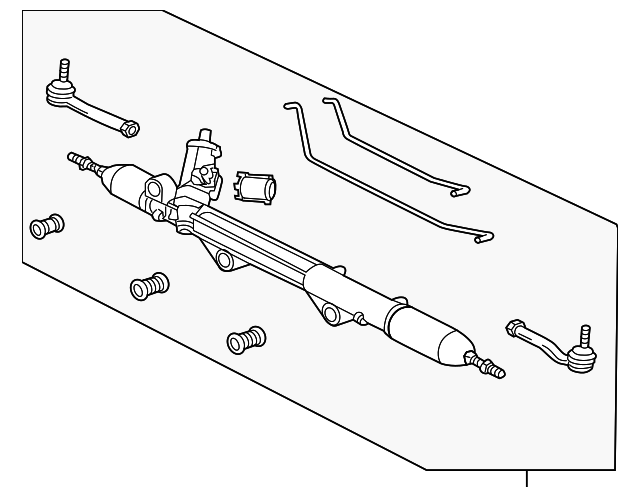 Rack&Pinion-Stee (Jaguar OEM) C2D32301OEM