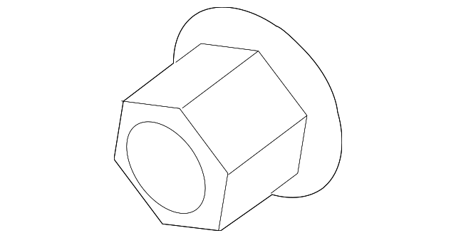 Nut And Washer (Jaguar OEM) C2D38498OEM
