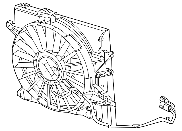 Fan & Cowl (Jaguar OEM) C2D38736OEM