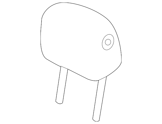 Headrest (Jaguar OEM) C2D40159PVJOEM