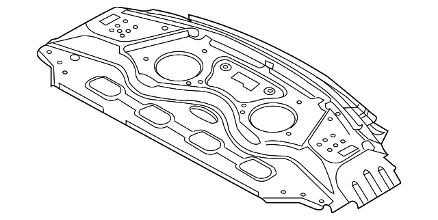 Panel-Prcl Shlf (Jaguar OEM) C2D40873OEM