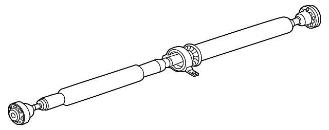 Propshaft (Jaguar OEM) C2D42440OEM
