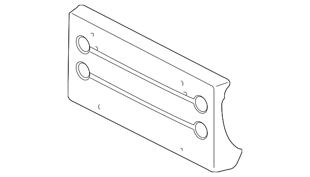 Plinth-Number Pl (Jaguar OEM) C2D42907OEM