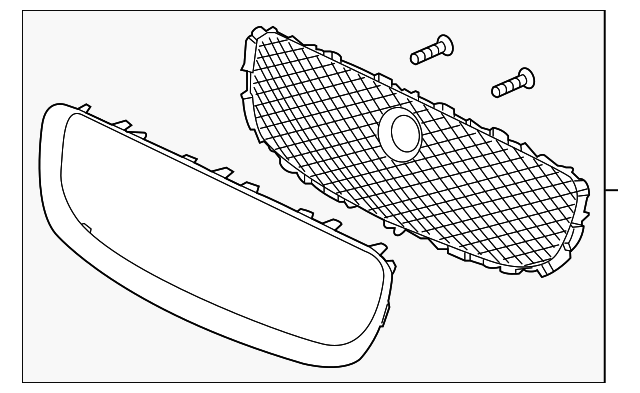 Grille-Radiator C2D43033OEM