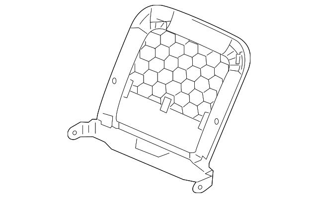 Backcover-Squab (Jaguar OEM) C2D4687PVJOEM