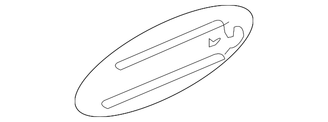Flap-Fuel Filler (Jaguar OEM) C2D5824OEM