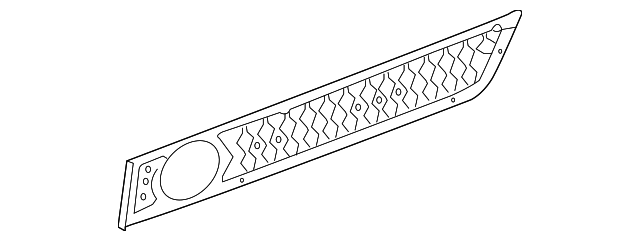 Panel-Door Venee (Jaguar OEM) C2D7095OEM